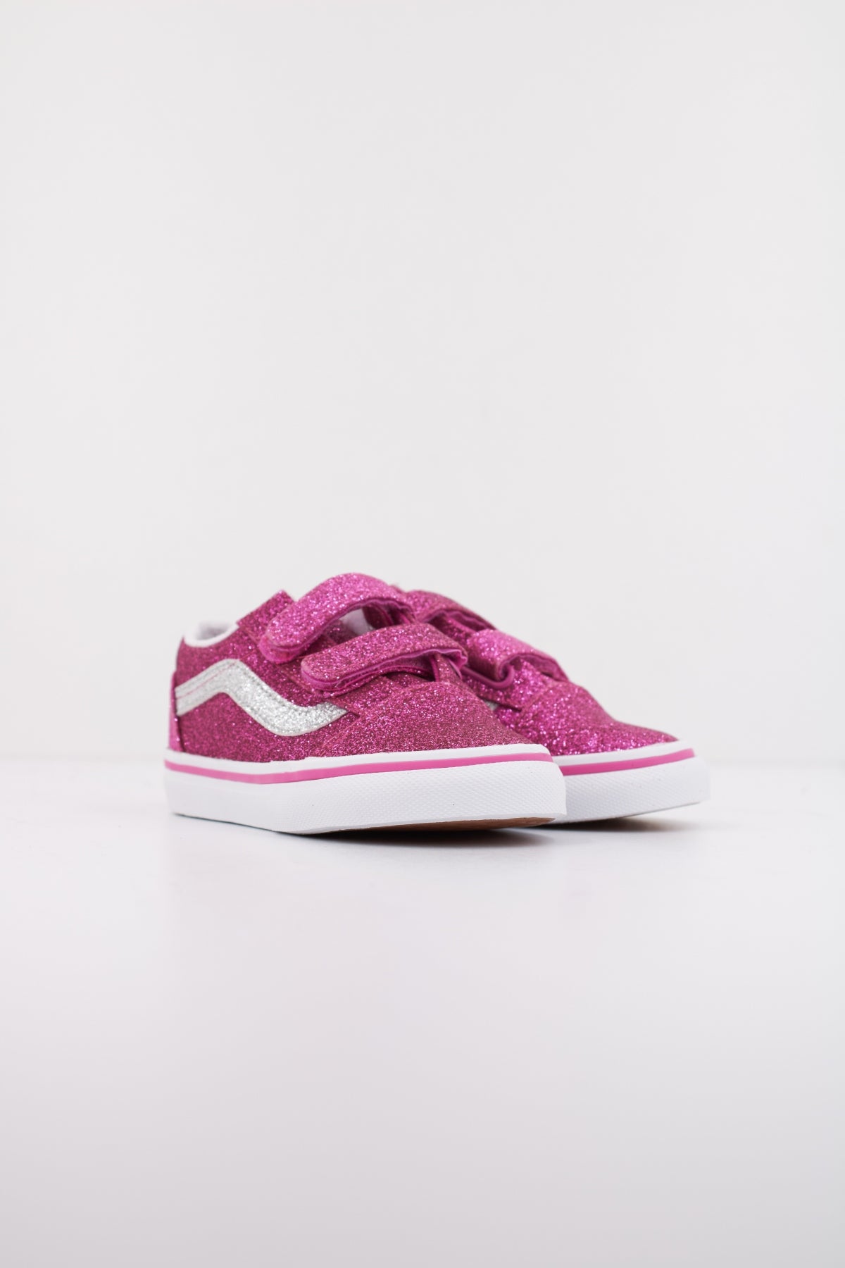 VANS  OLD SKOOL V GLTR  en color ROSA  (2)