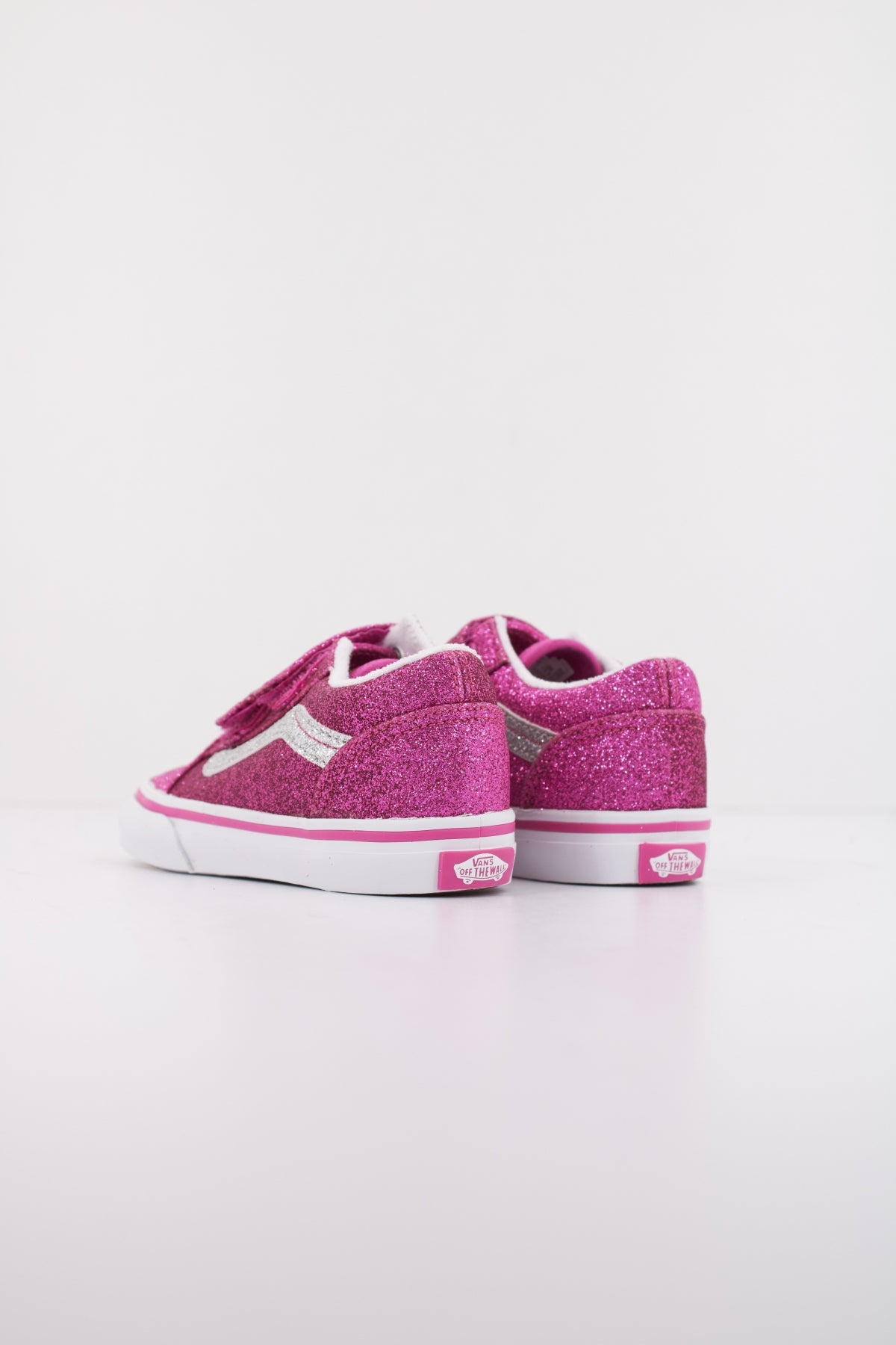 VANS  OLD SKOOL V GLTR  en color ROSA  (4)