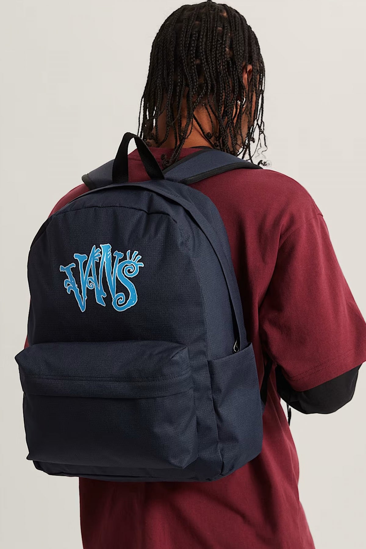 VANS OLD SKOOL BACKPACK en color AZUL  (4)