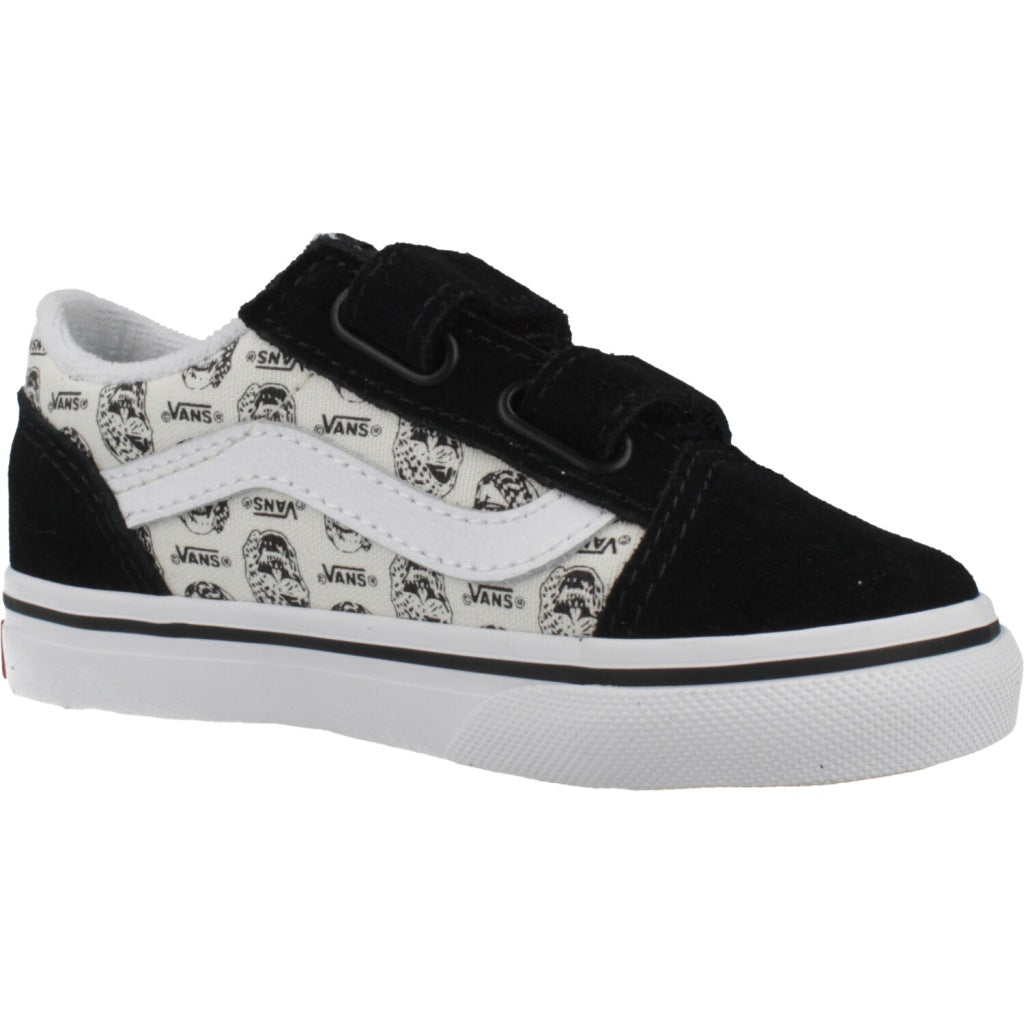 VANS OLD SKOOL V SKULLS en color NEGRO  (5)