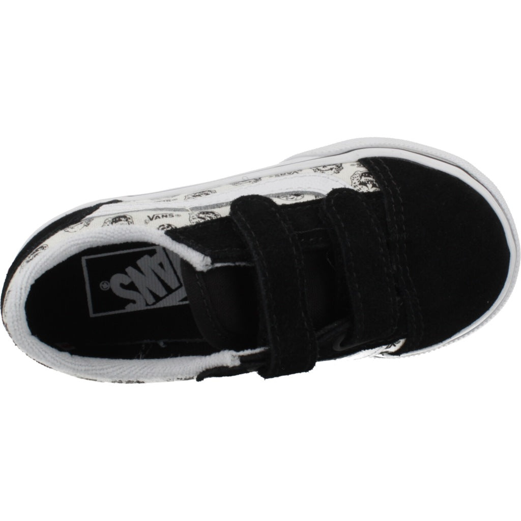 VANS OLD SKOOL V SKULLS en color NEGRO  (7)