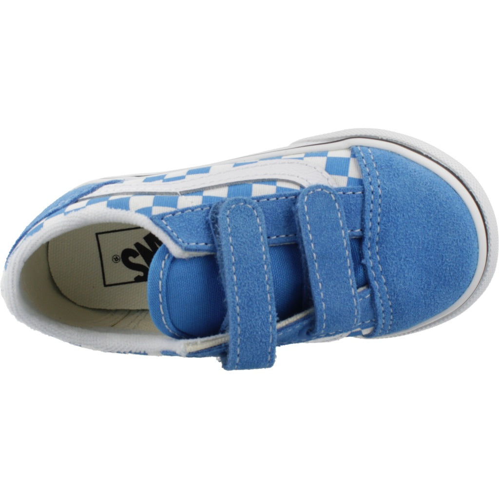 VANS OLD SKOOL V CHECKBOARD en color AZUL  (7)