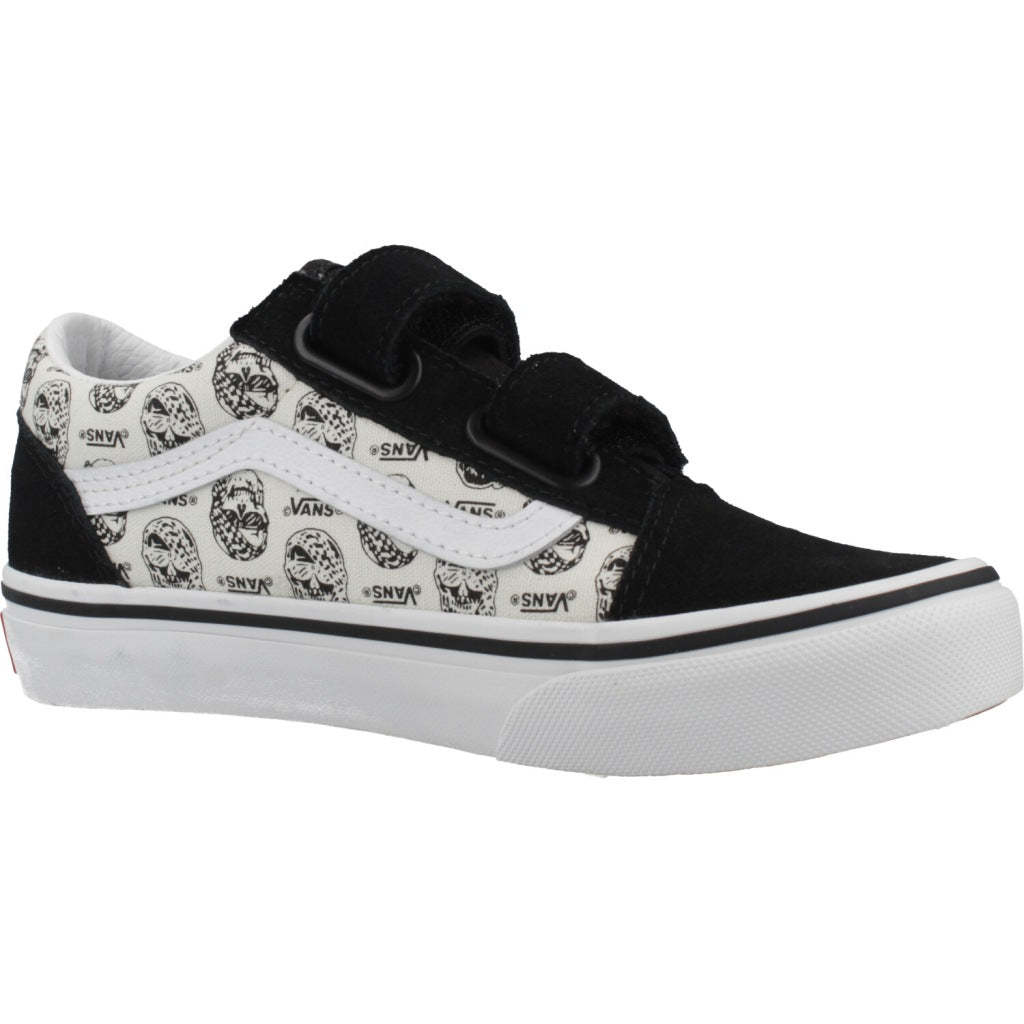 VANS OLD SKOOL V SKULLS en color NEGRO  (5)