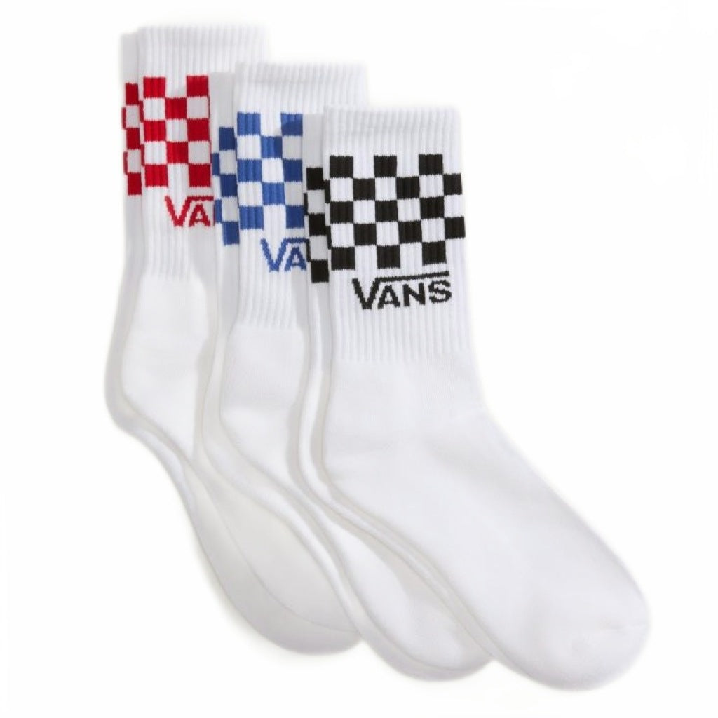 VANS VNQBUWHT CLASSIC CHECK CREW en color BLANCO  (4)