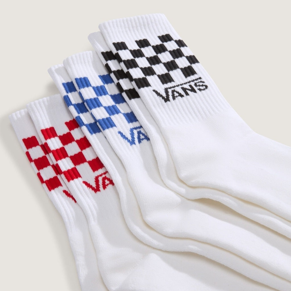 VANS VNQBUWHT CLASSIC CHECK CREW en color BLANCO  (6)