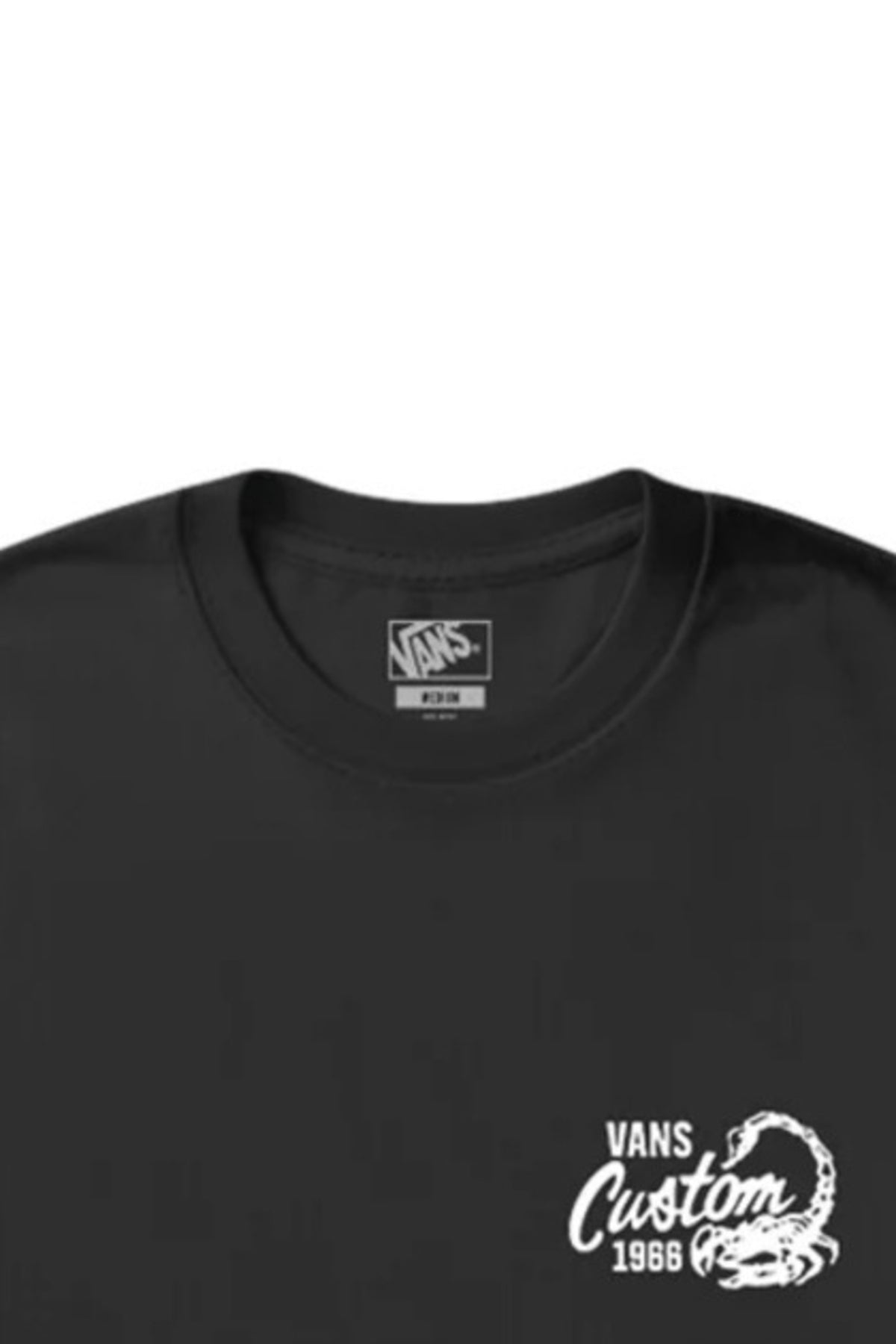 VANS VNXSBLK CUSTOM CAT TEE en color NEGRO  (3)