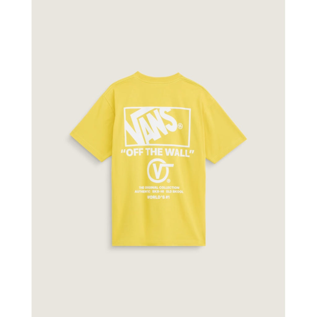 VANS VNPEWGRV STACKED HI SS TEE en color AMARILLO  (1)