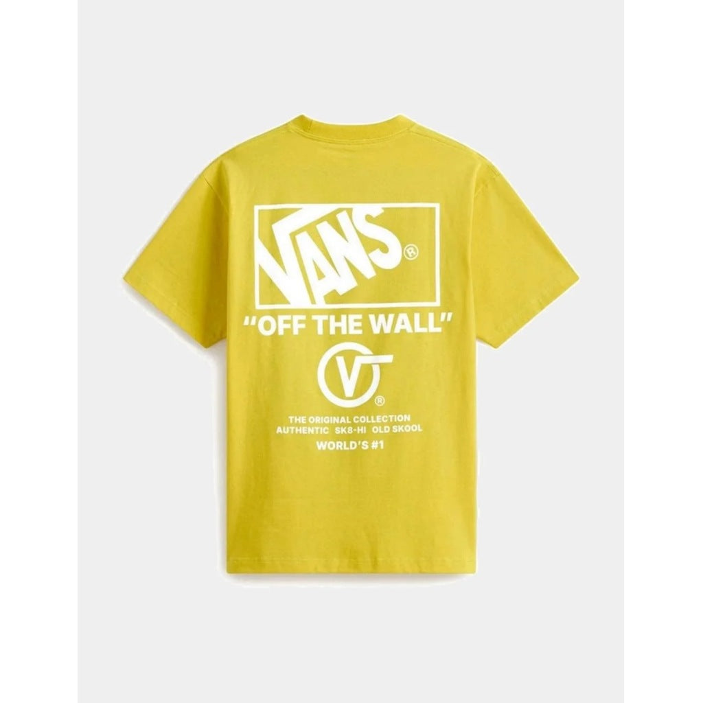 VANS VNPEWGRV STACKED HI SS TEE en color AMARILLO  (3)