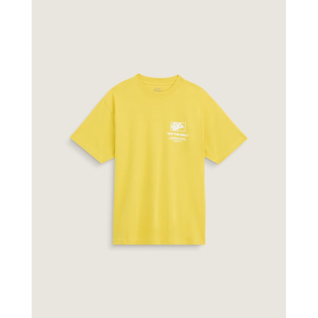 VANS VNPEWGRV STACKED HI SS TEE en color AMARILLO  (4)