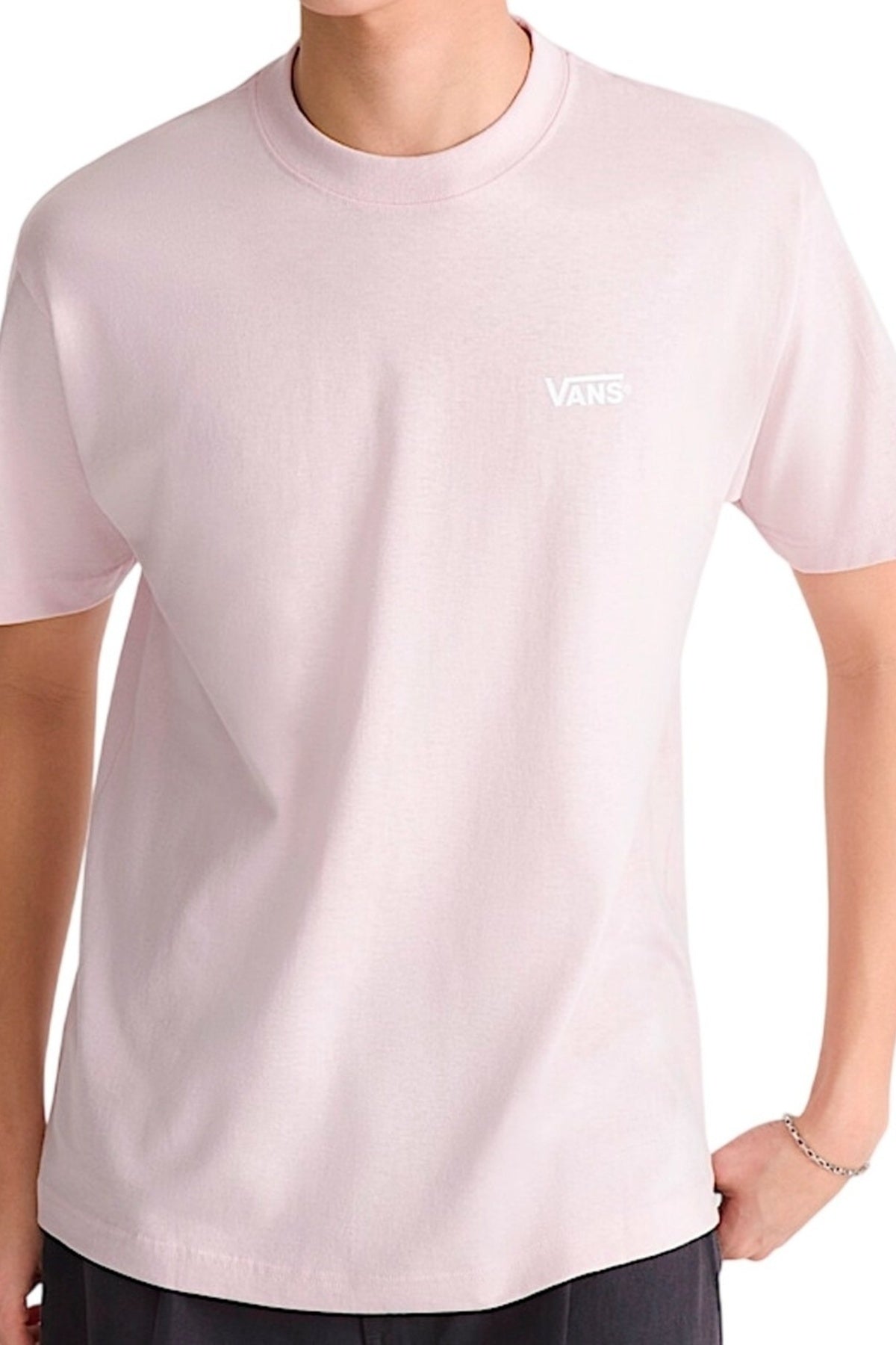 VANS VNTBXHH NEW LEFT CHEST SS TEE en color ROSA  (3)