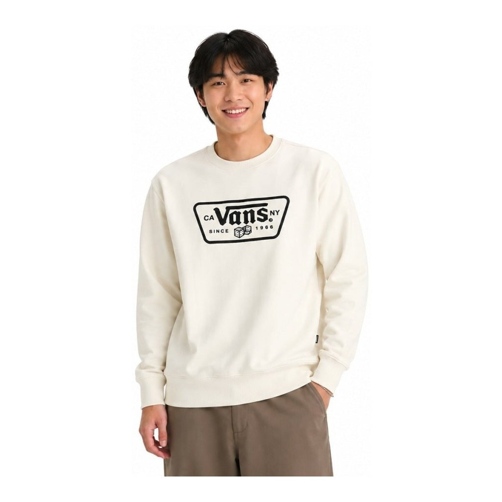 VANS VNWTRFS KNU PATCH CREW en color BLANCO  (4)