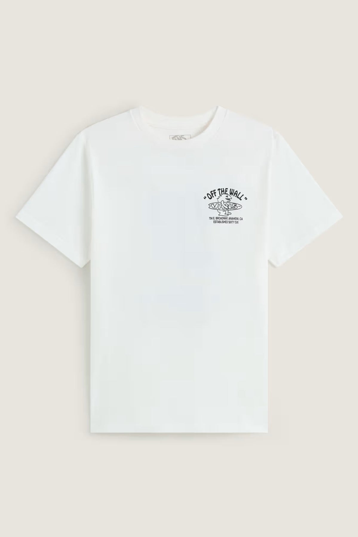 VANS VNWHT FOOD SPOT SS TEE en color BLANCO  (1)