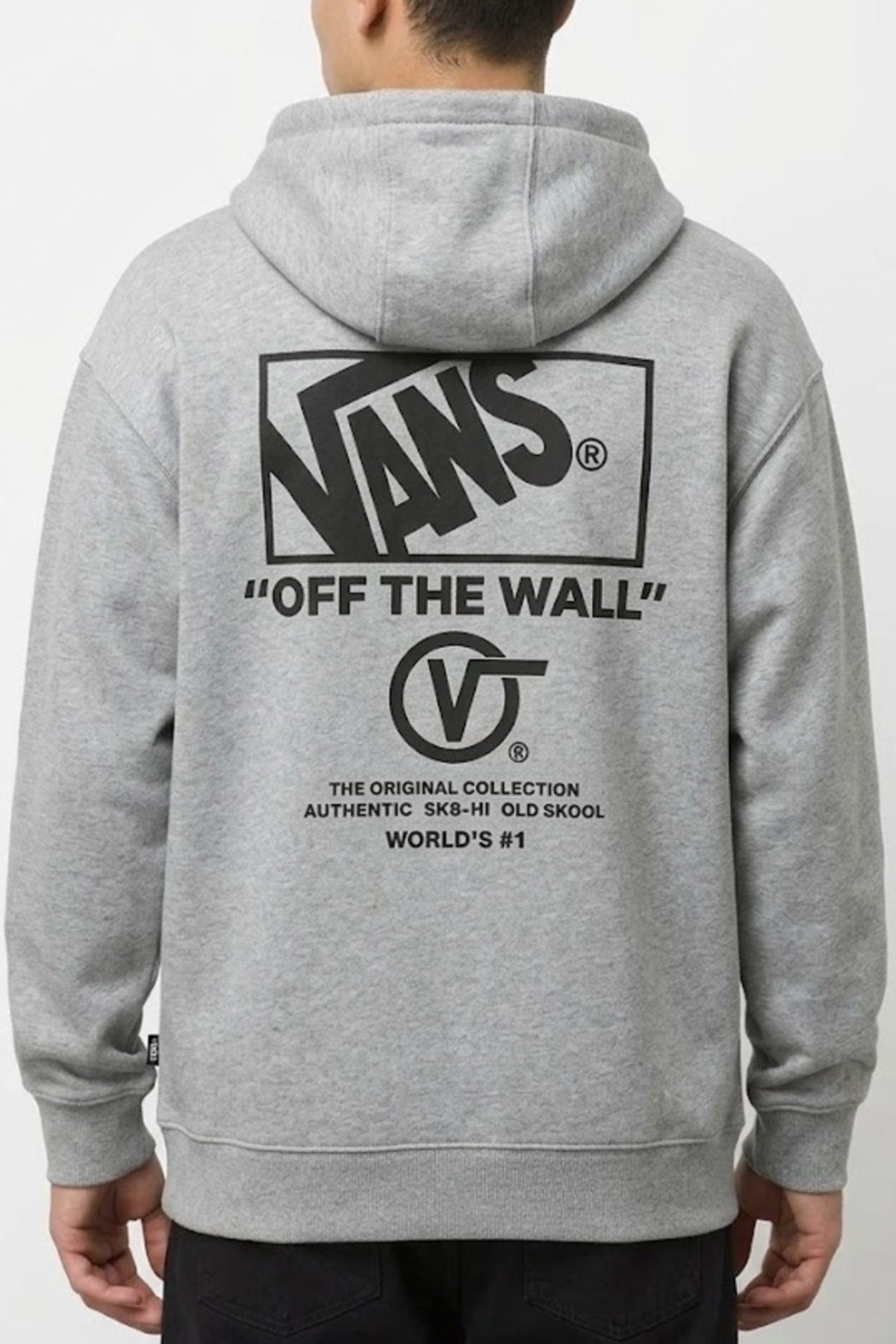 VANS VNPF STACKED HI PULLOVER en color GRIS  (2)
