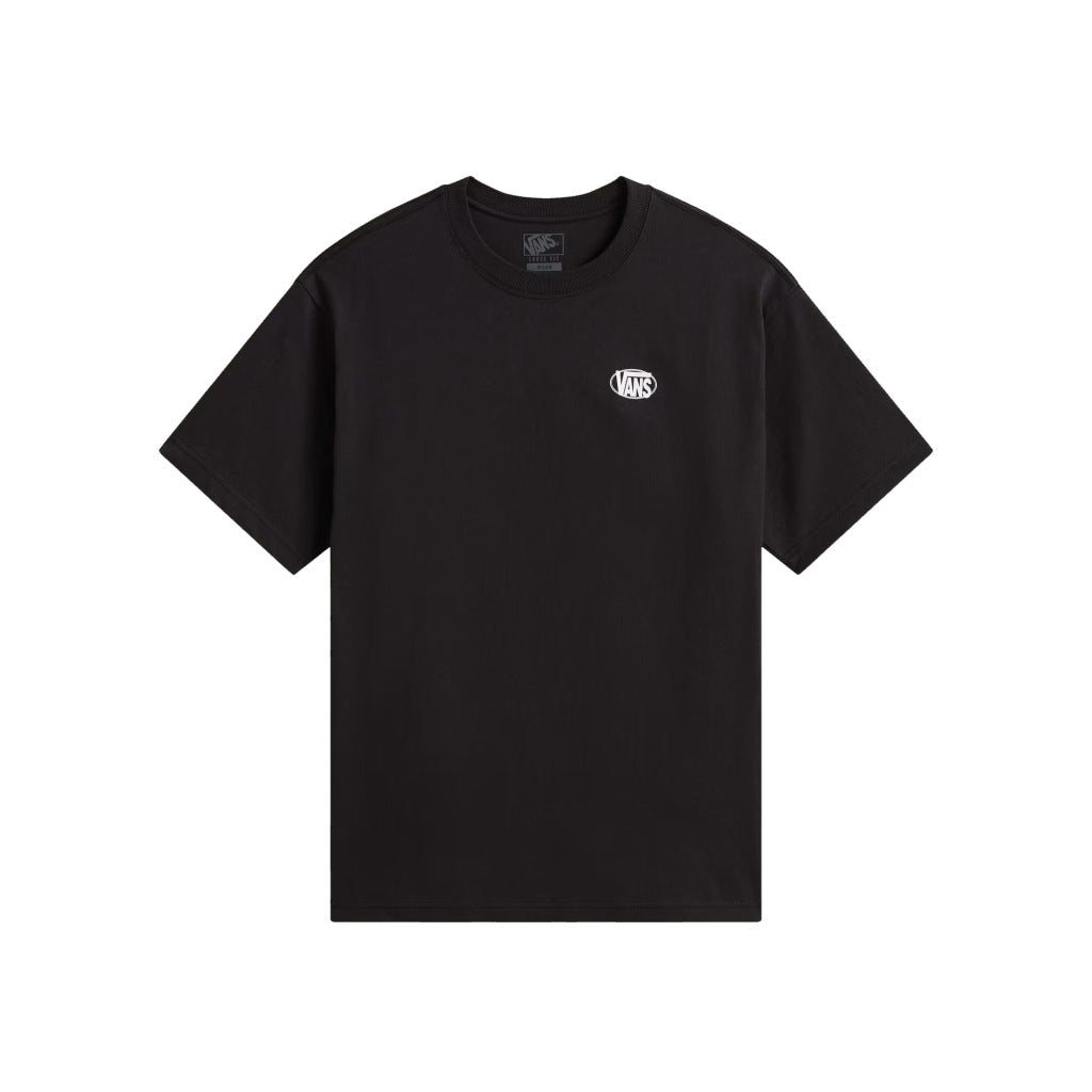 VANS VNFEBLK OVAL LOGO LOOSE SS TEE en color NEGRO  (7)