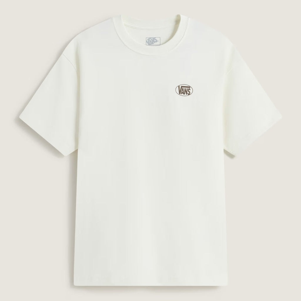 VANS VNFEFS OVAL LOGO LOOSE SS TEE en color BLANCO  (4)