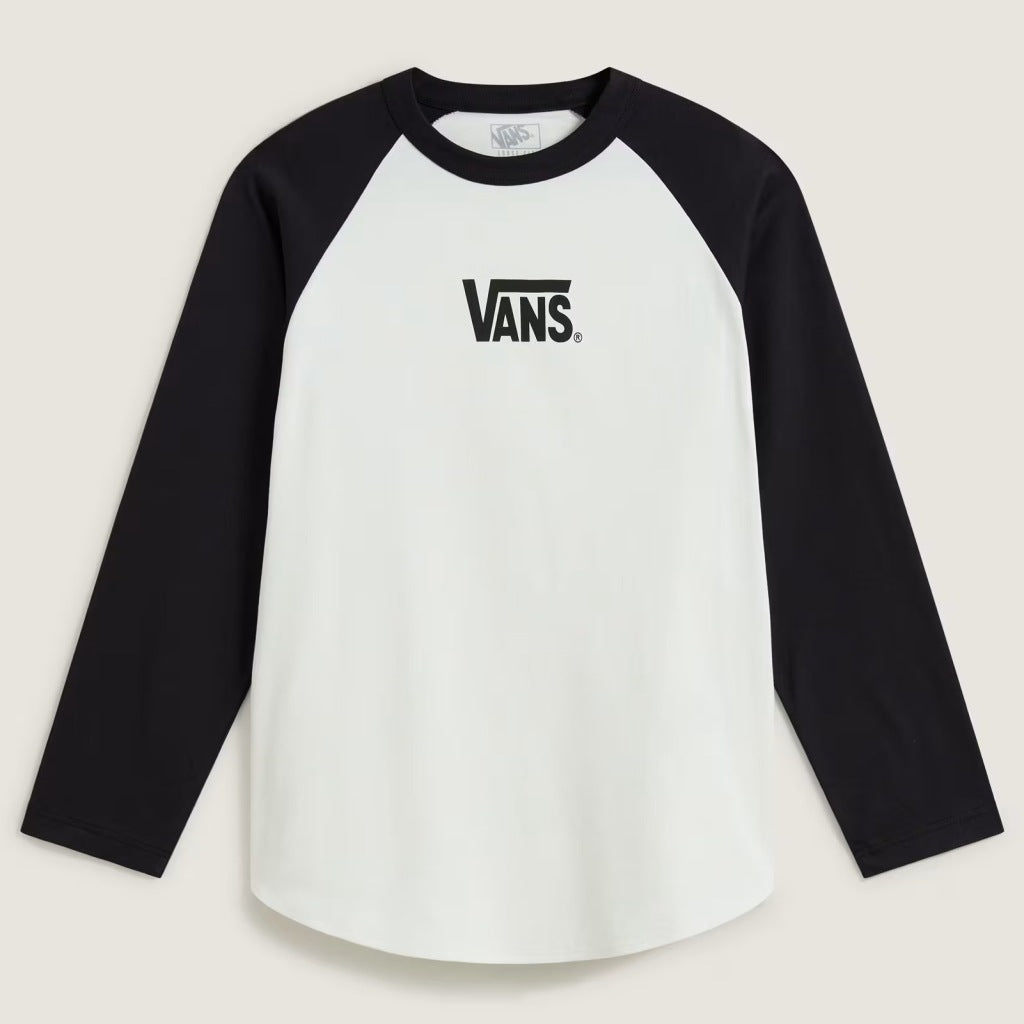 VANS VNFNBLK CORE RAGLAN LS TEE en color BLANCO  (4)