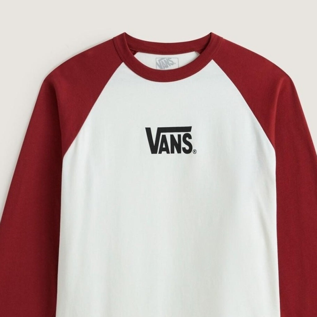 VANS VNFNH CORE RAGLAN LS TEE en color BLANCO  (6)