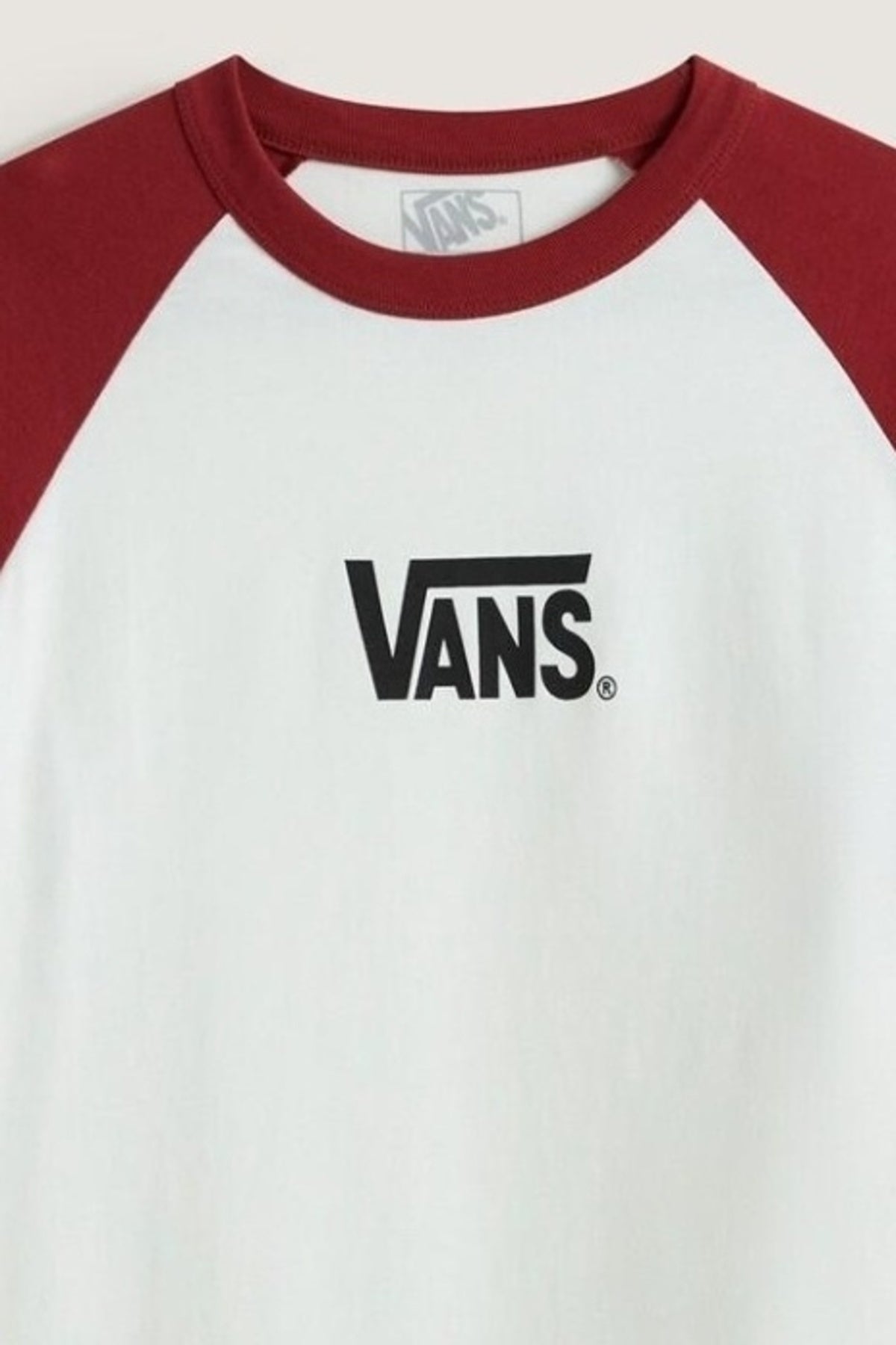 VANS VNFNH CORE RAGLAN LS TEE en color BLANCO  (3)
