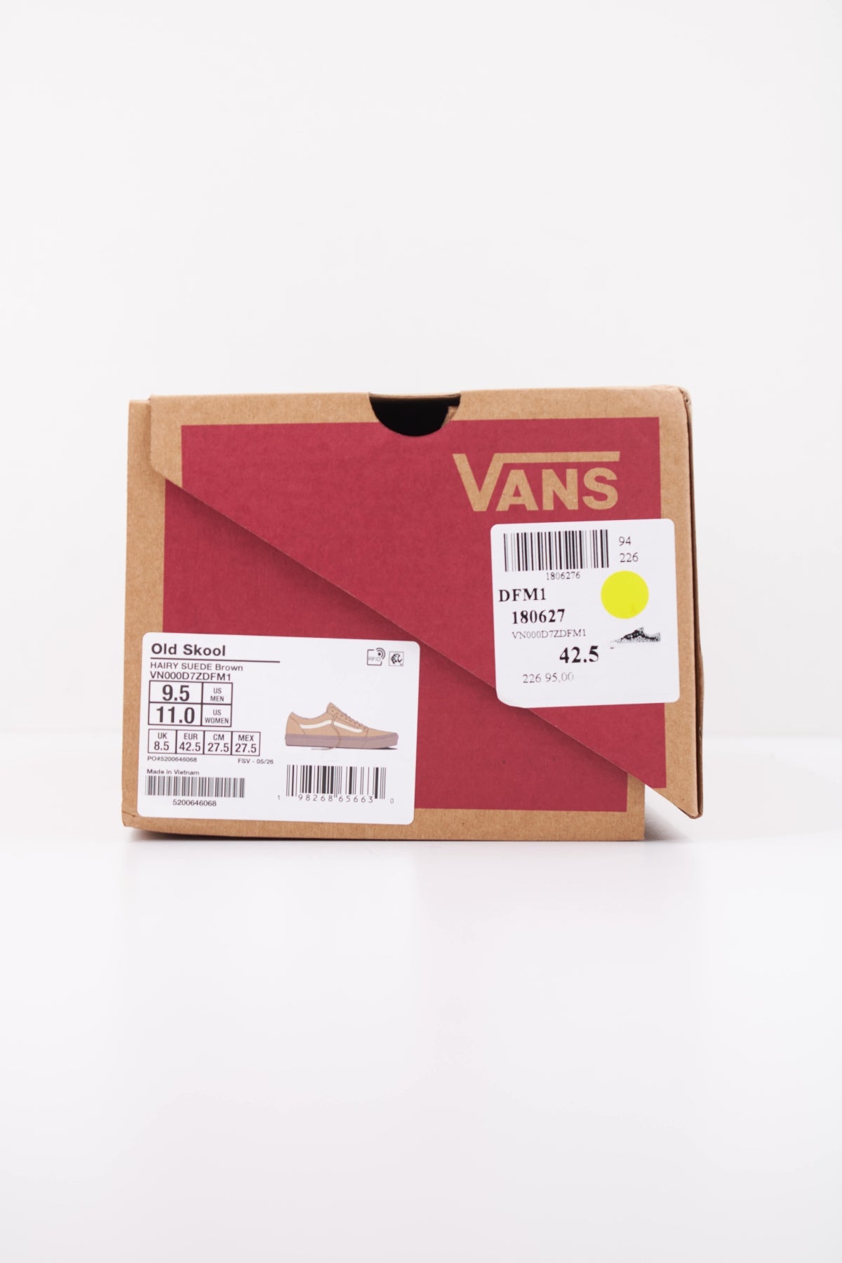 VANS VNDZDFM OLD SKOOL en color AMARILLO  (6)