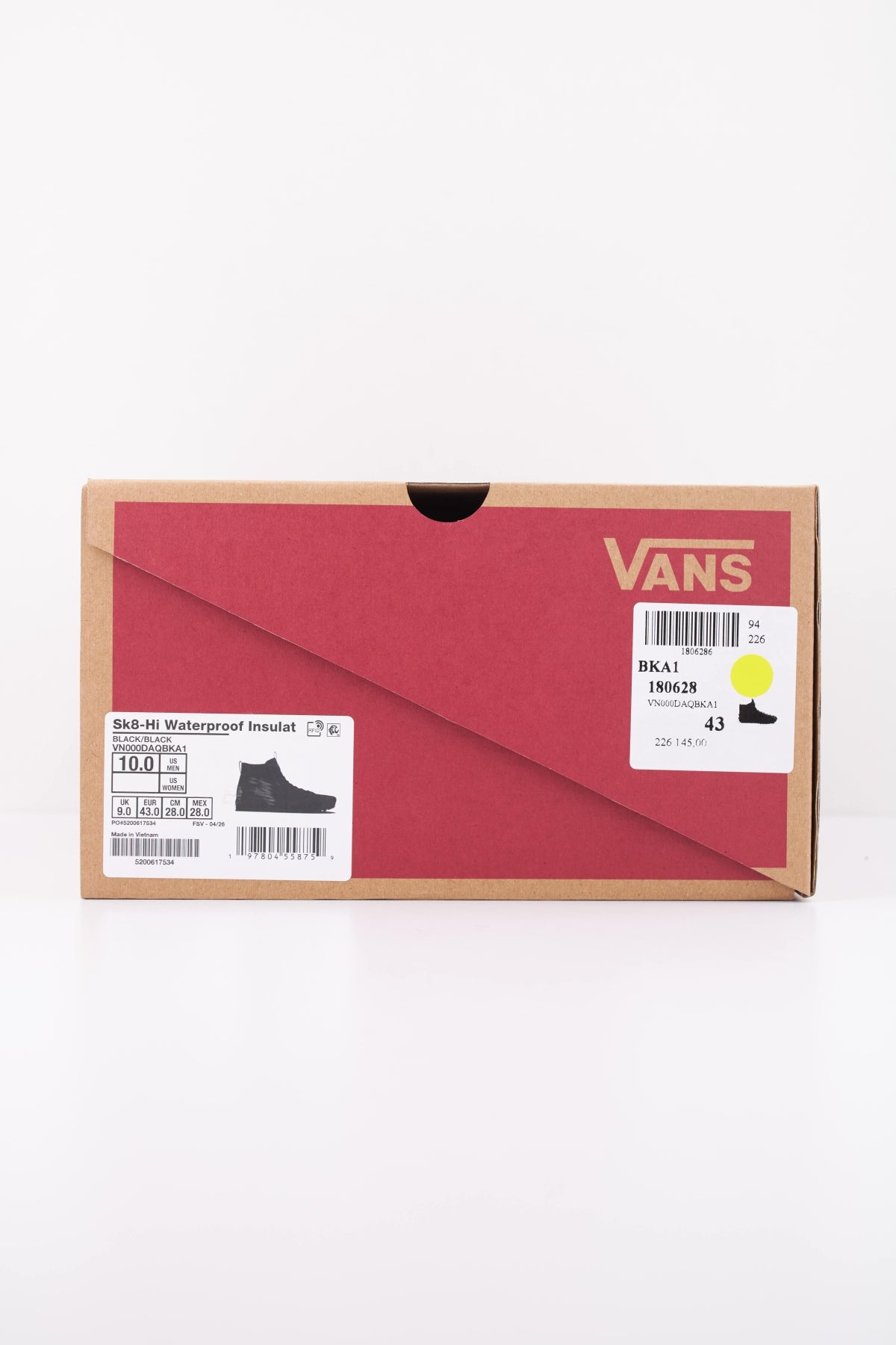 VANS VNDAQBKA SK HI WATERPROOF INSU en color NEGRO  (6)