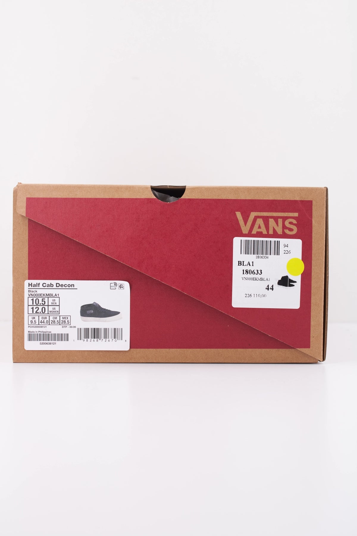 VANS HALF CAB DECON en color NEGRO  (6)