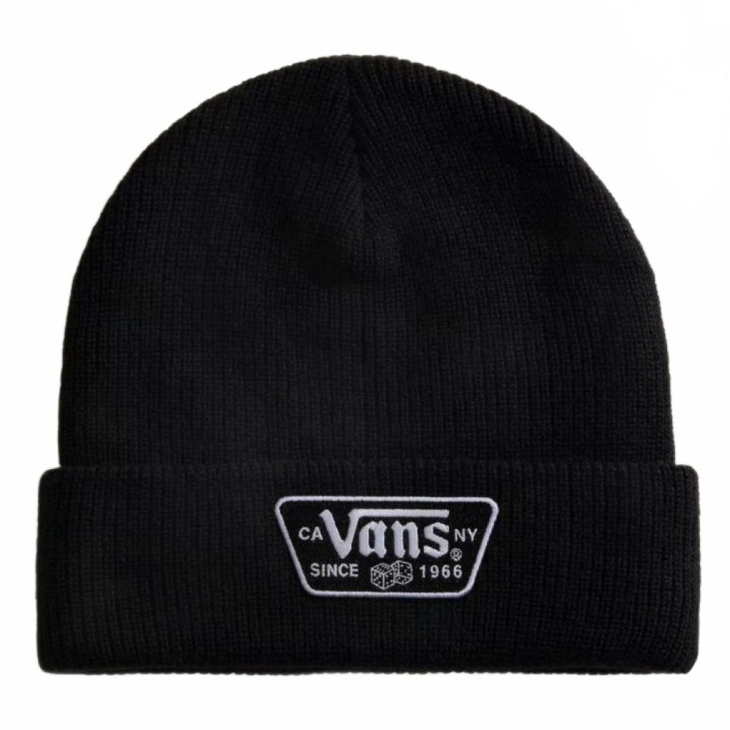 VANS VNXBBLK KNU PATCH BEANIE en color NEGRO  (4)