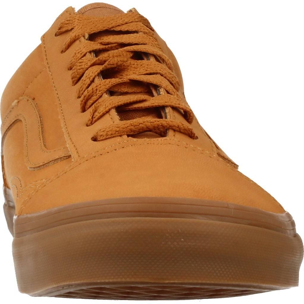 VANS UA OLD SKOOL en color MARRON CLARO  (6)