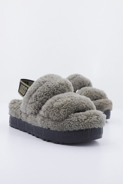 UGG W OH FLUFFITA en color VERDE  (2)