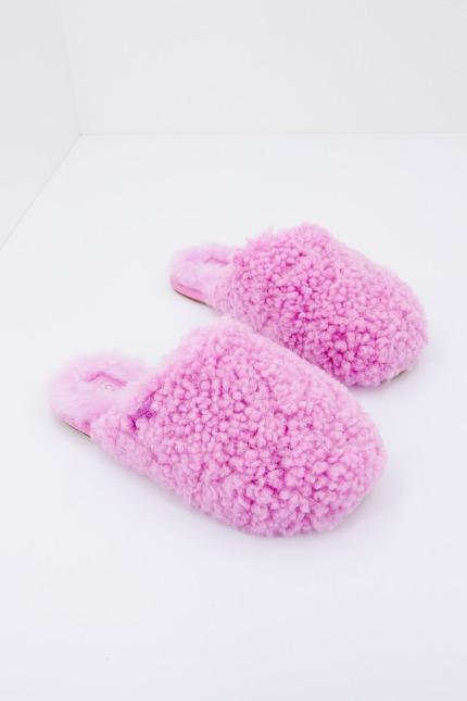 UGG W MAXI CURLY SLIDE en color ROSA  (3)