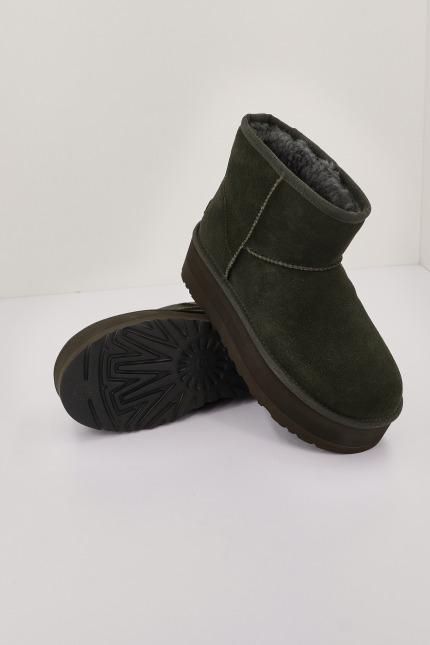 UGG W CLASSIC MINI PLATFORM en color VERDE  (1)