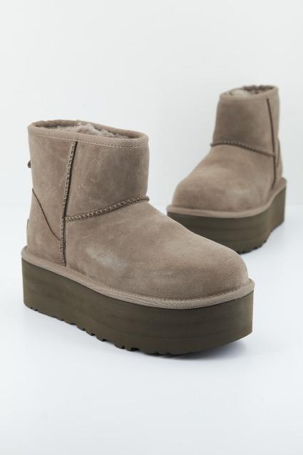 UGG W CLASSIC MINI PLATFORM en color GRIS  (1)