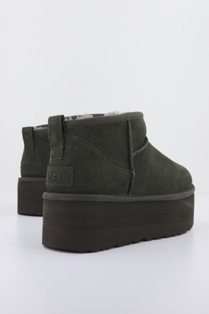 UGG CLASSIC ULTRA MINI PLATF en color VERDE  (2)
