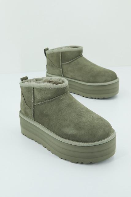 UGG CLASSIC ULTRA MINI PLATF en color VERDE  (3)