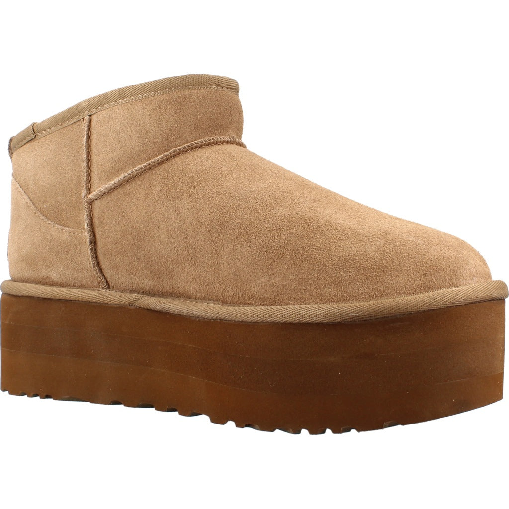 UGG CLASSIC ULTRA MINI PLATF en color MARRON CLARO  (5)