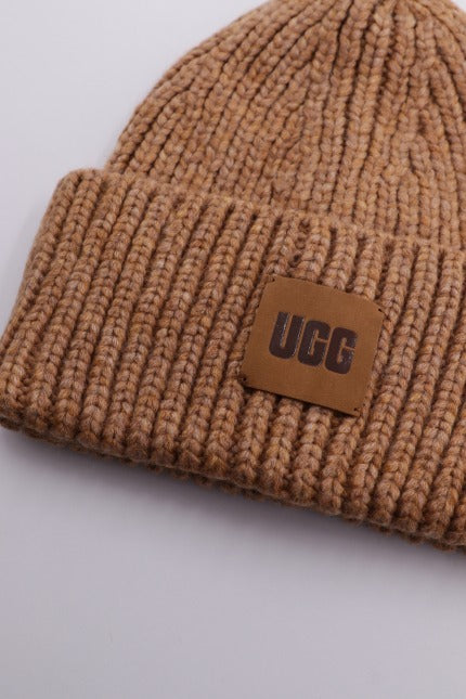 UGG CHUNKY RIB KNIT SCARF en color MARRON  (4)