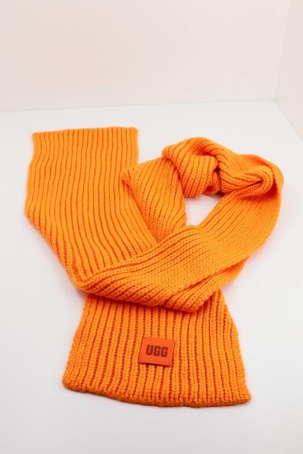 UGG  CHUNKY RIB KNIT SCARF en color NARANJA  (1)