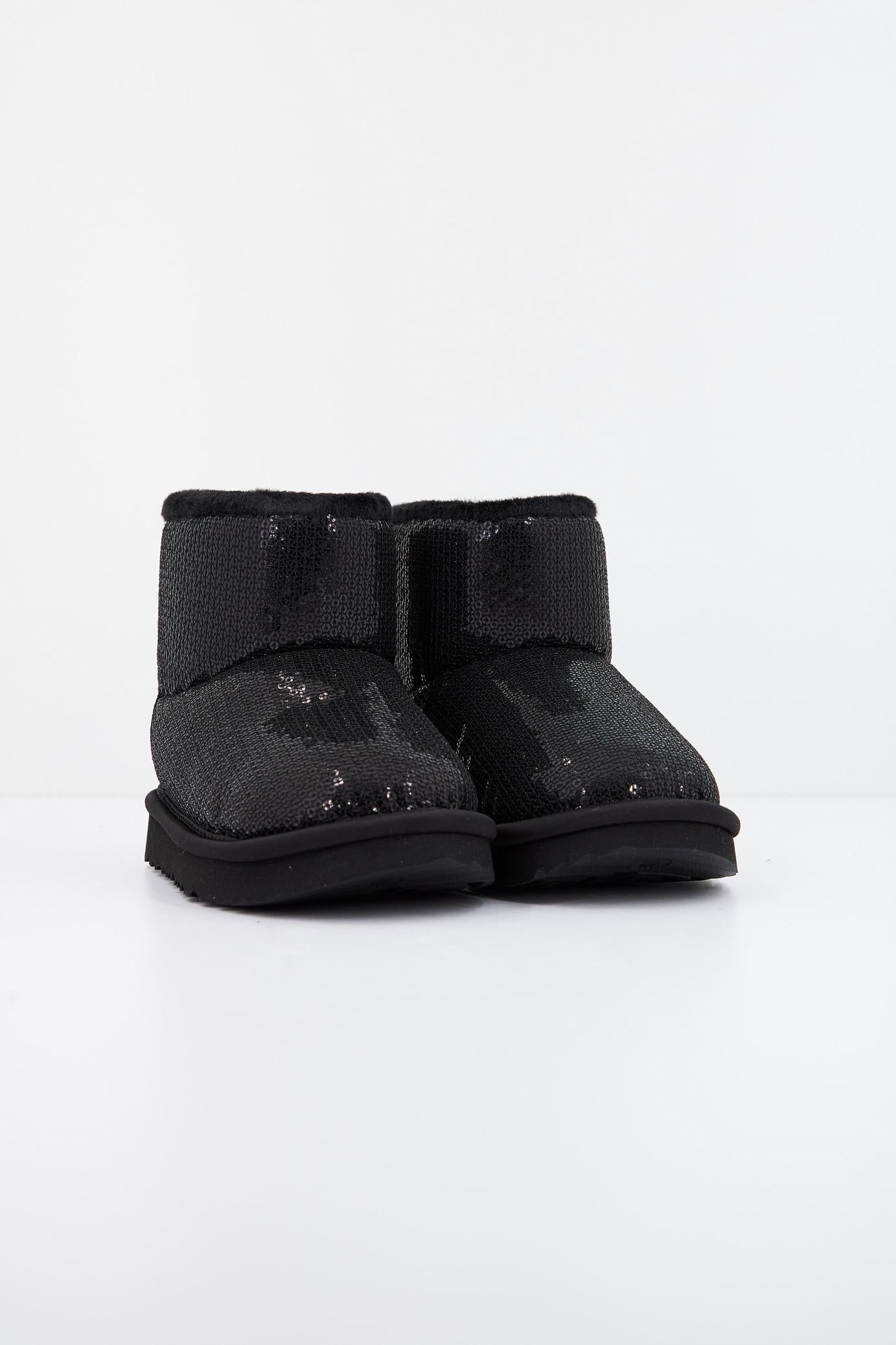 UGG CLASSIC MINI MIRROR BALL en color NEGRO  (2)