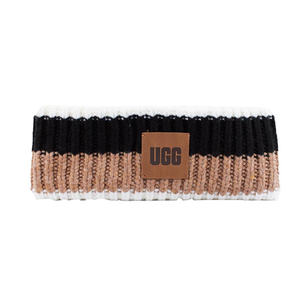 UGG W CHUNKY RIBBED HEADBAND en color NEGRO  (5)