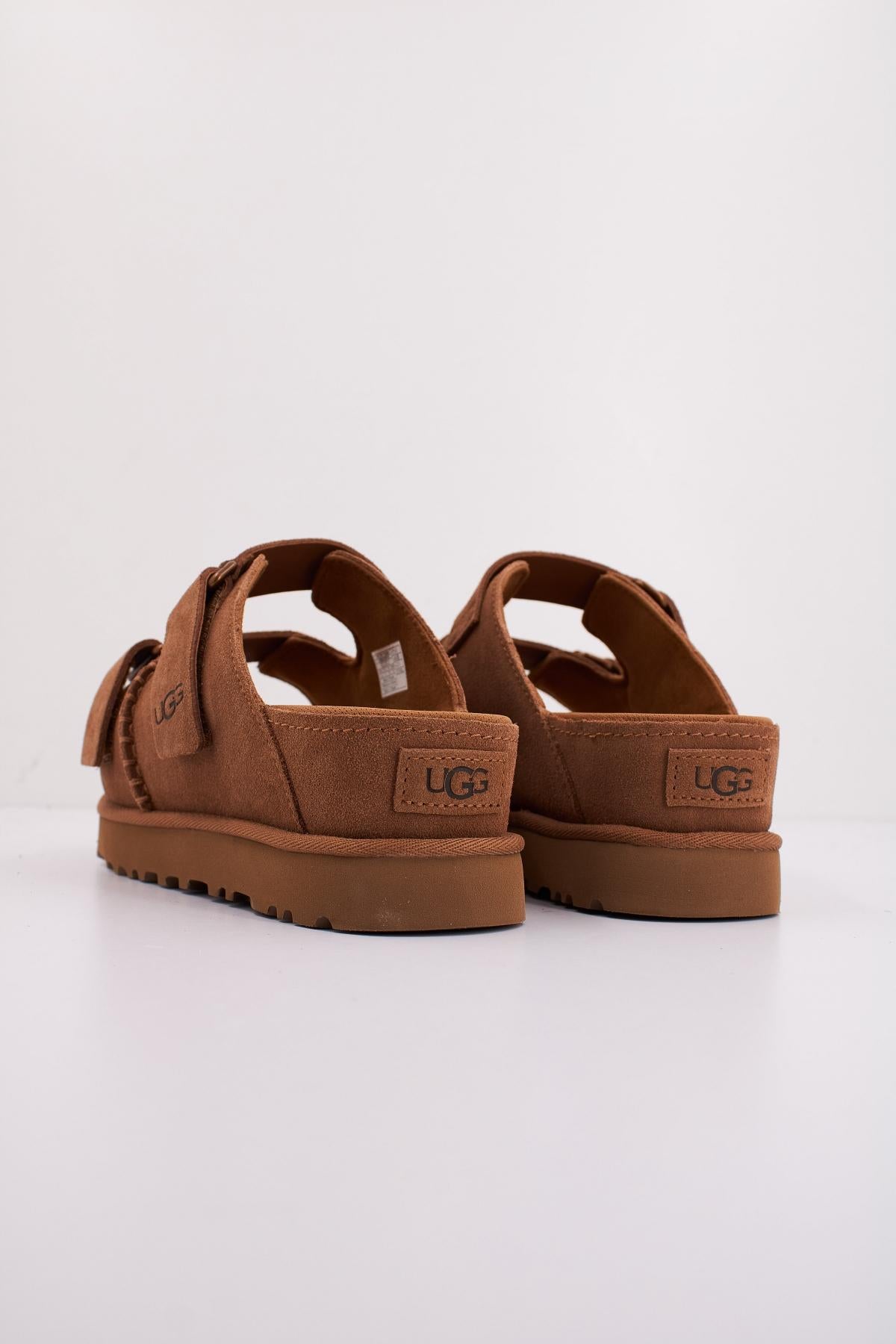 UGG W GOLDENSTAR HI SLIDE en color MARRON CLARO  (4)