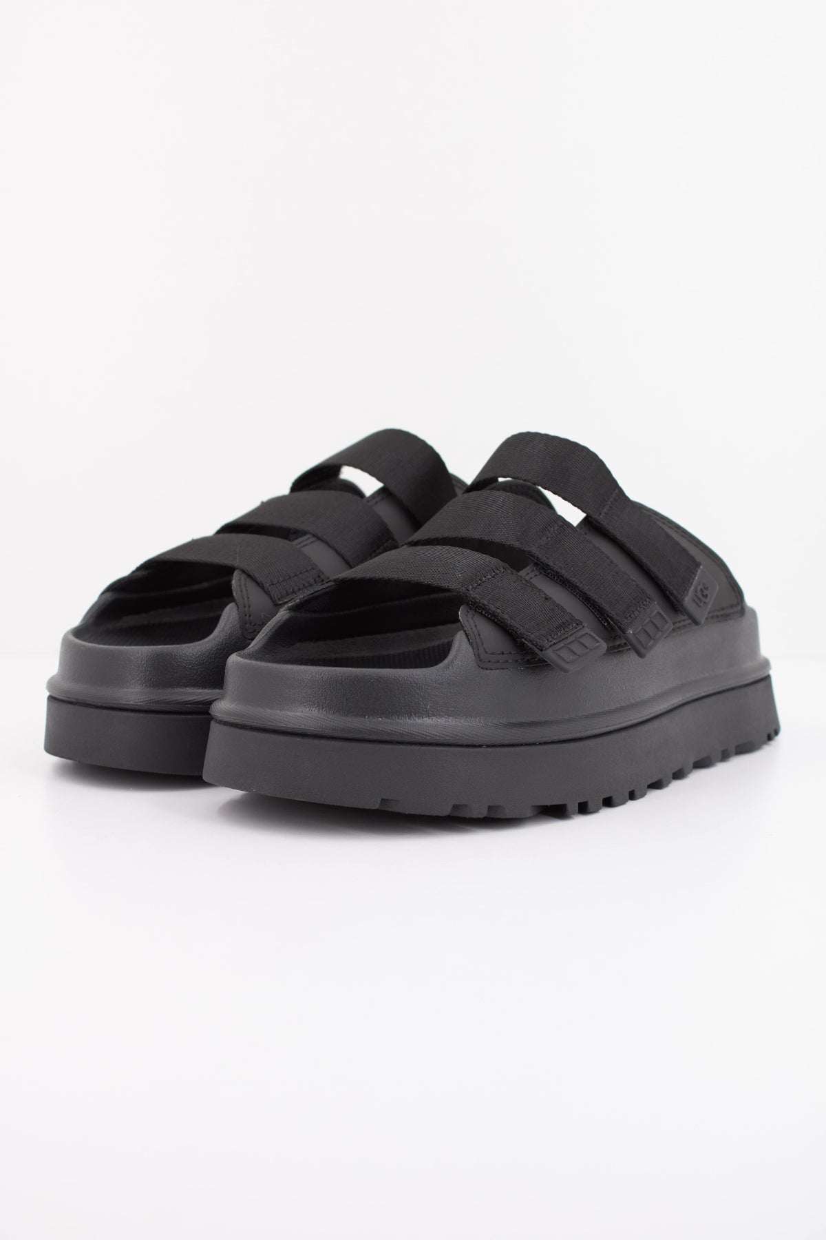UGG  W GOLDEN GLOW SLIDE en color NEGRO  (2)