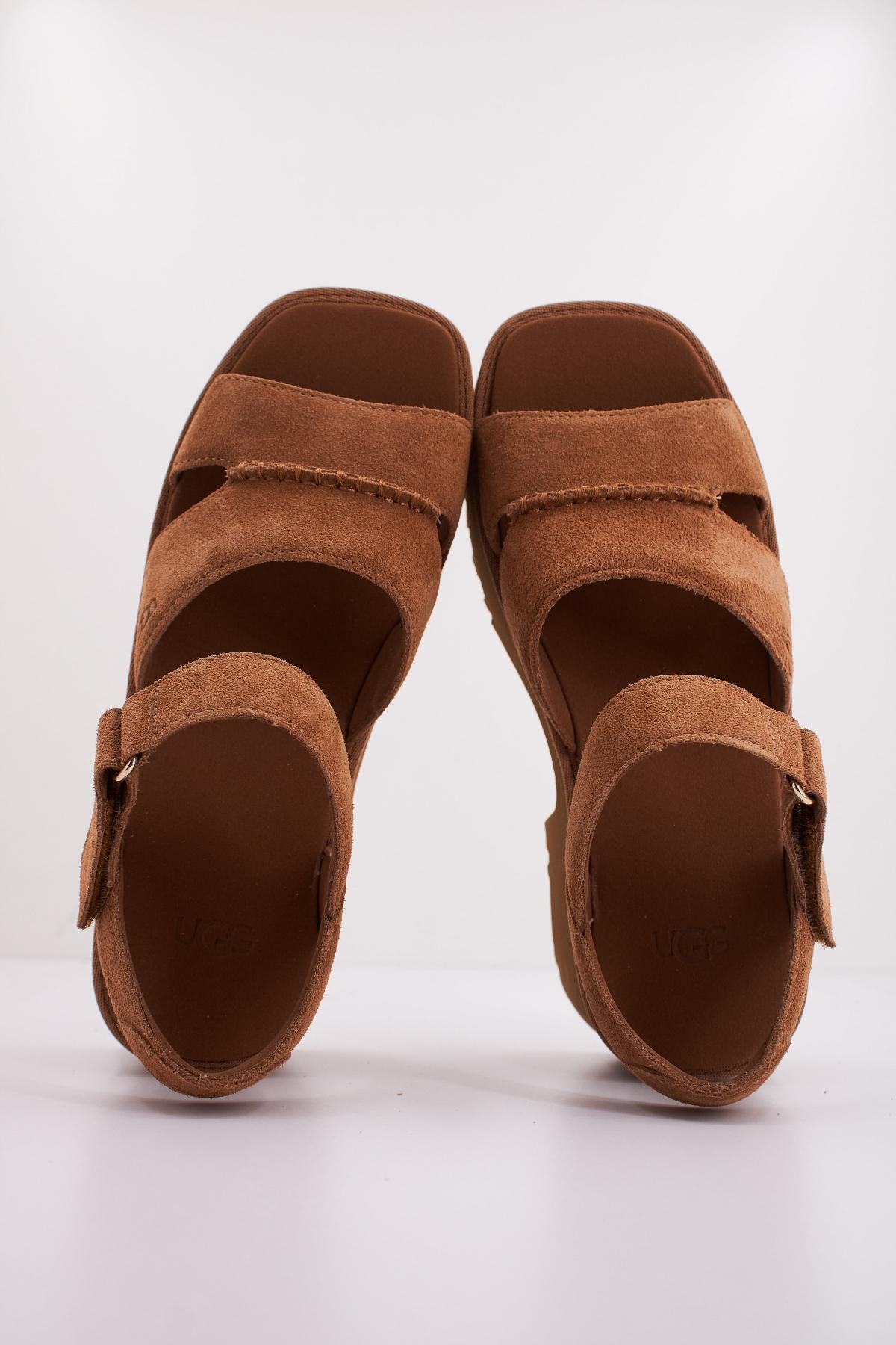 UGG W NEW HEIGHTS ANKLE STRAP en color MARRON CLARO  (3)