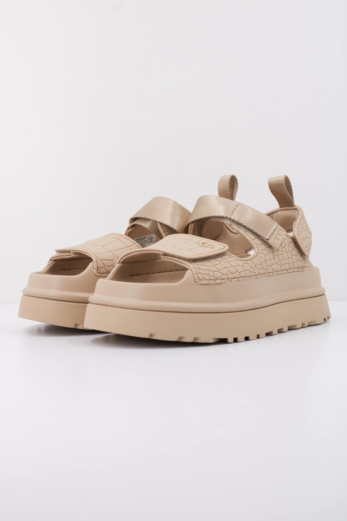 UGG W GOLDENGLOW EMBOSSED en color MARRON CLARO  (2)