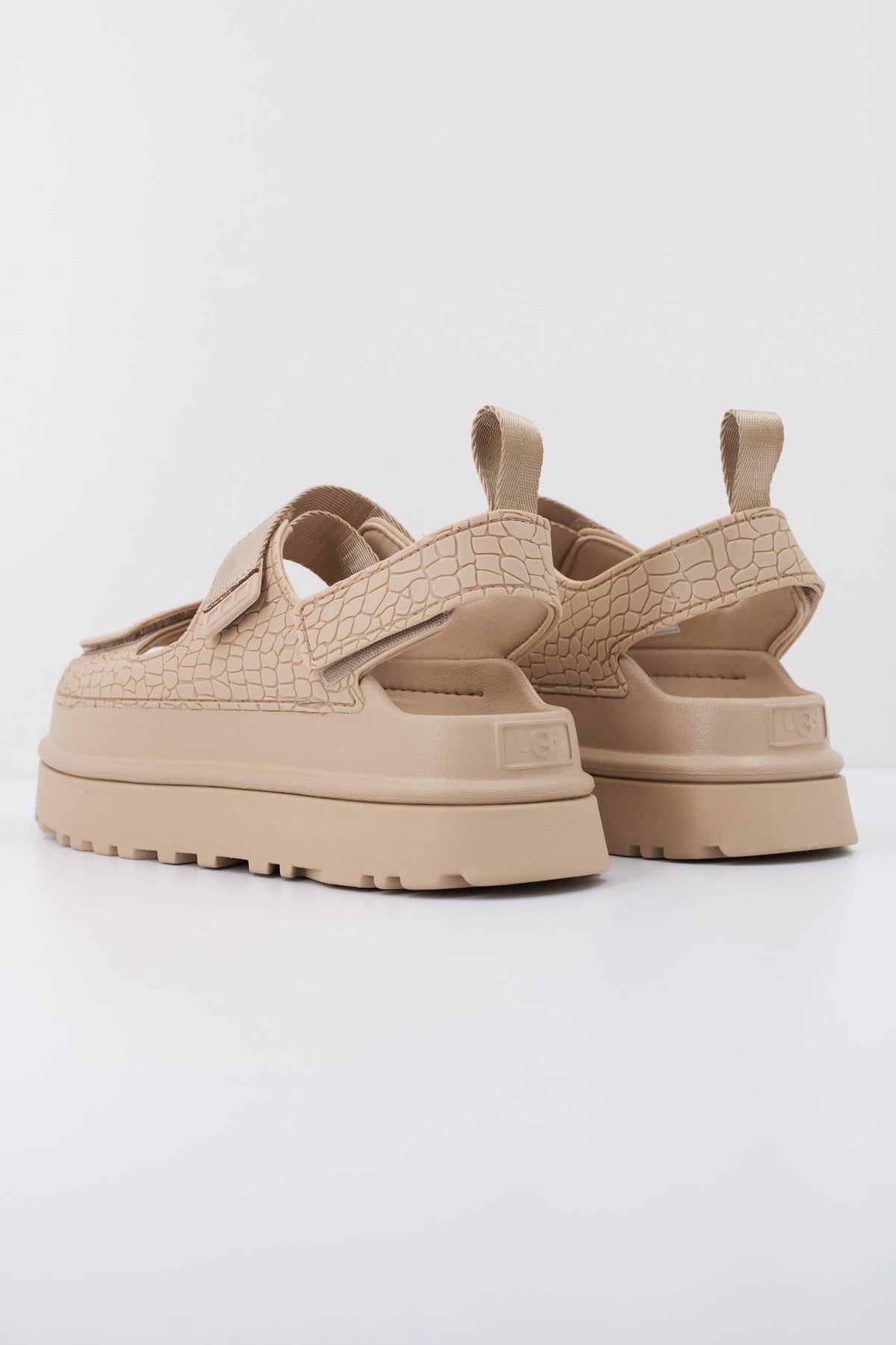 UGG W GOLDENGLOW EMBOSSED en color MARRON CLARO  (4)