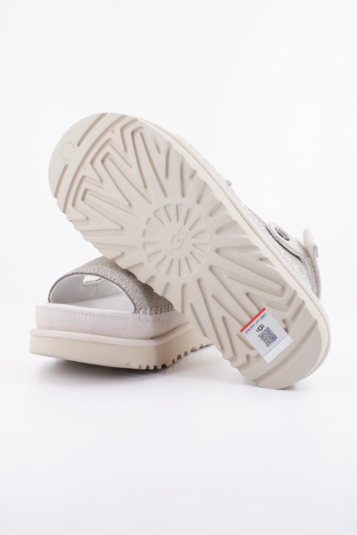 UGG W GOLDENSTAR CRACKLE GLIDE en color BLANCO  (5)