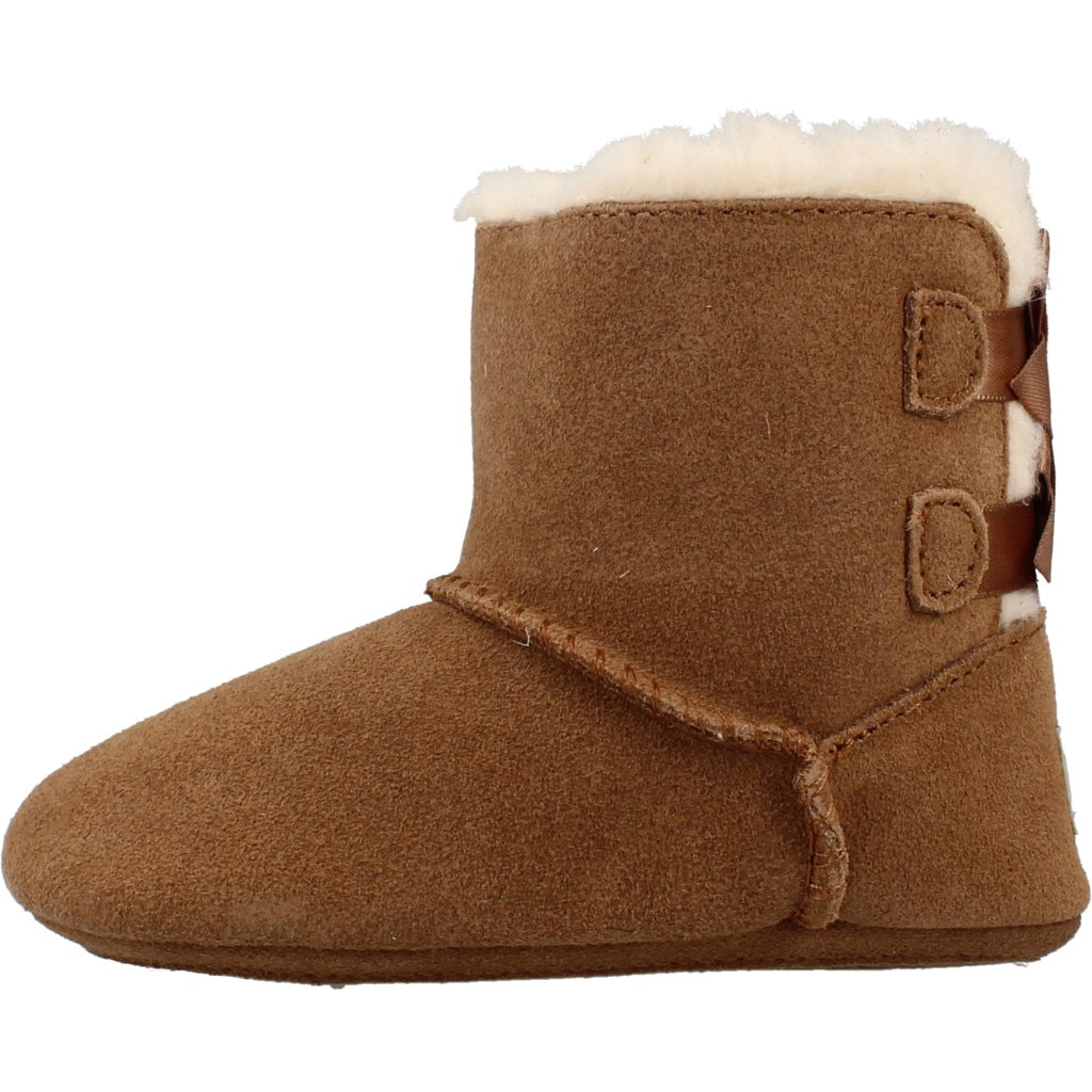 UGG I BABY BAILEY BOW en color MARRON  (2)