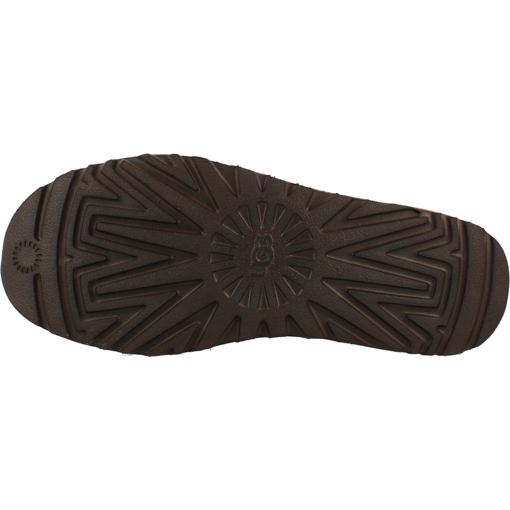 UGG W CLASSIC ULTRA MINI NUBUCK en color MARRON  (6)
