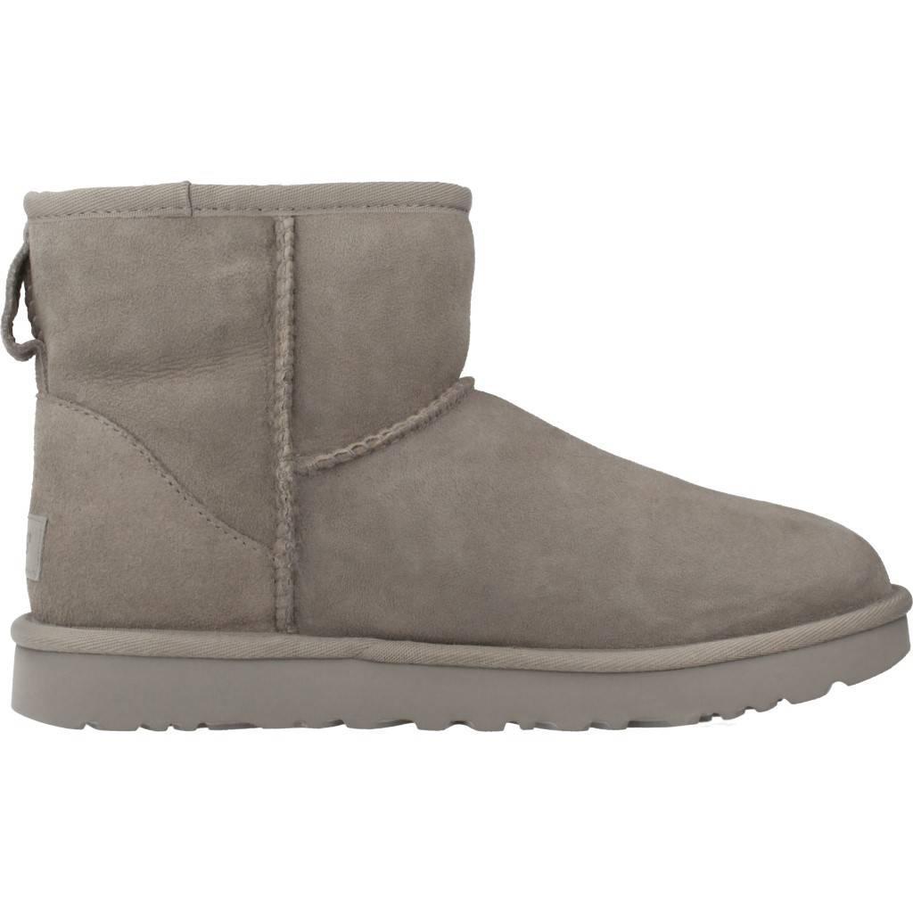 UGG W CLASSIC MINI II en color GRIS  (4)