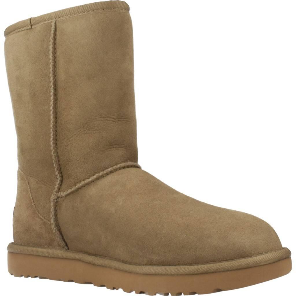 UGG W CLASSIC SHORT II en color MARRON  (5)