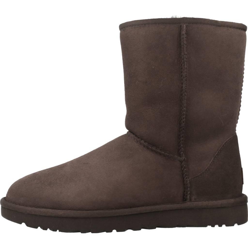 UGG W CLASSIC SHORT II en color MARRON  (2)