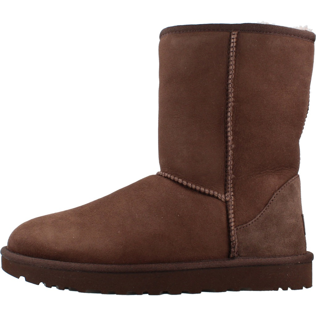 UGG W CLASSIC SHORT II en color MARRON  (2)